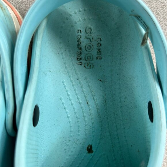 Crocs Bayaband Unisex Size J3 Blue Digital Aqua - Picture 4 of 7